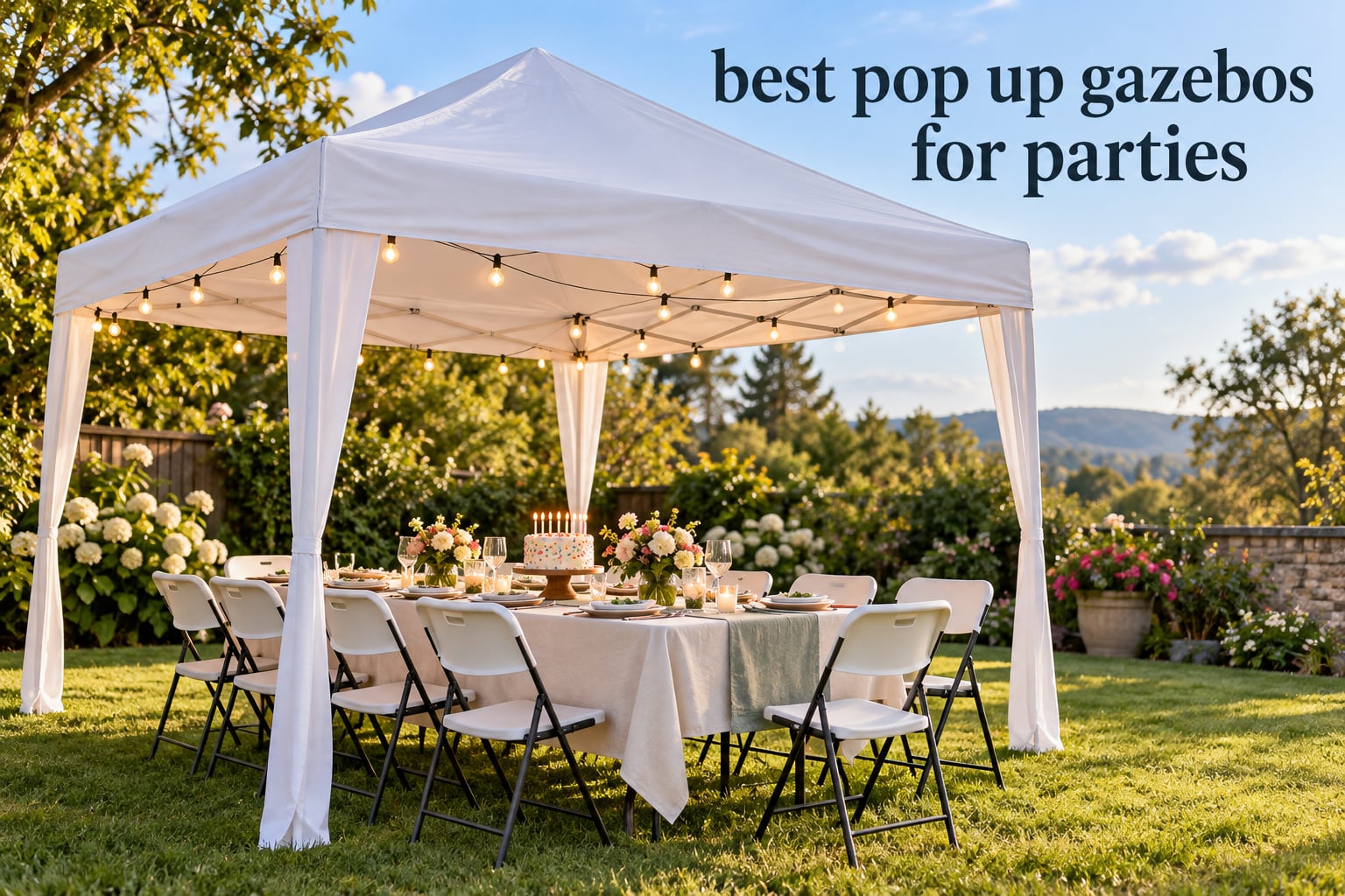 best pop up gazebos for parties