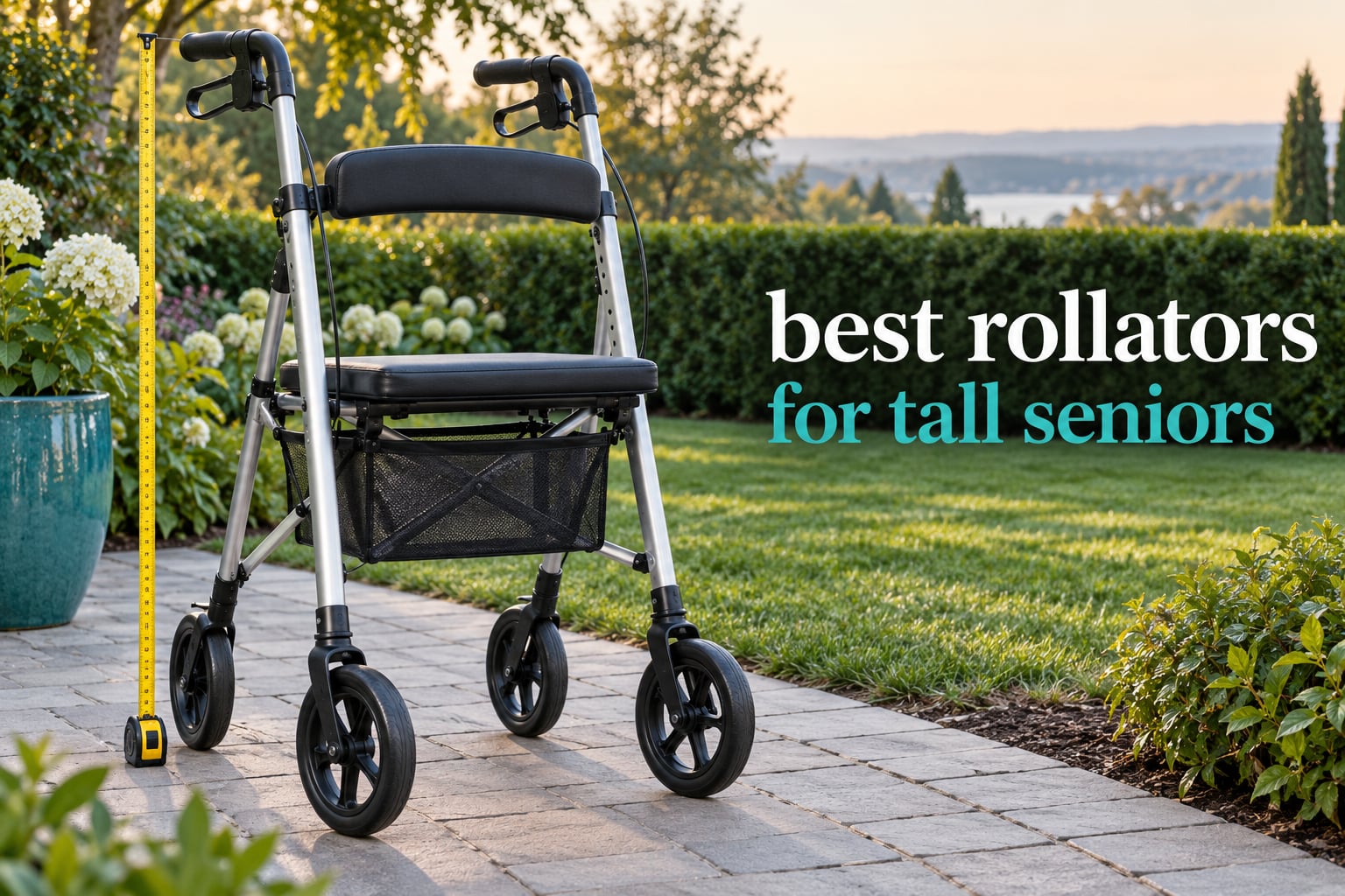 best rollators for tall seniors