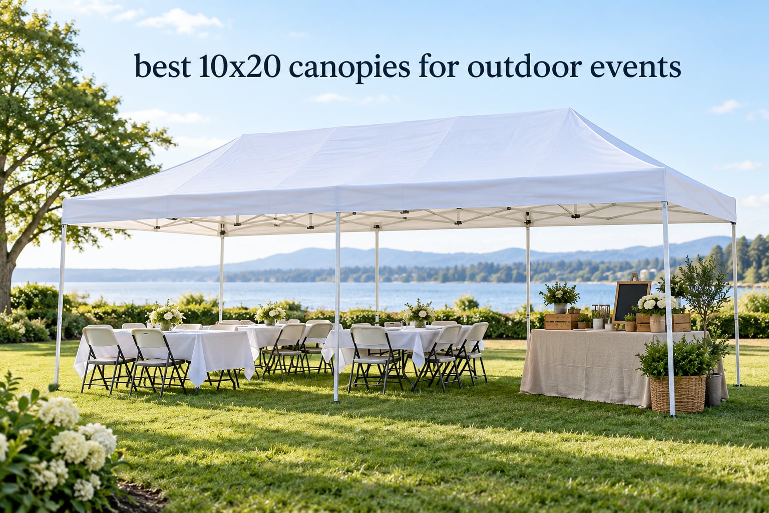 best 10x20 canopies for outdoor events