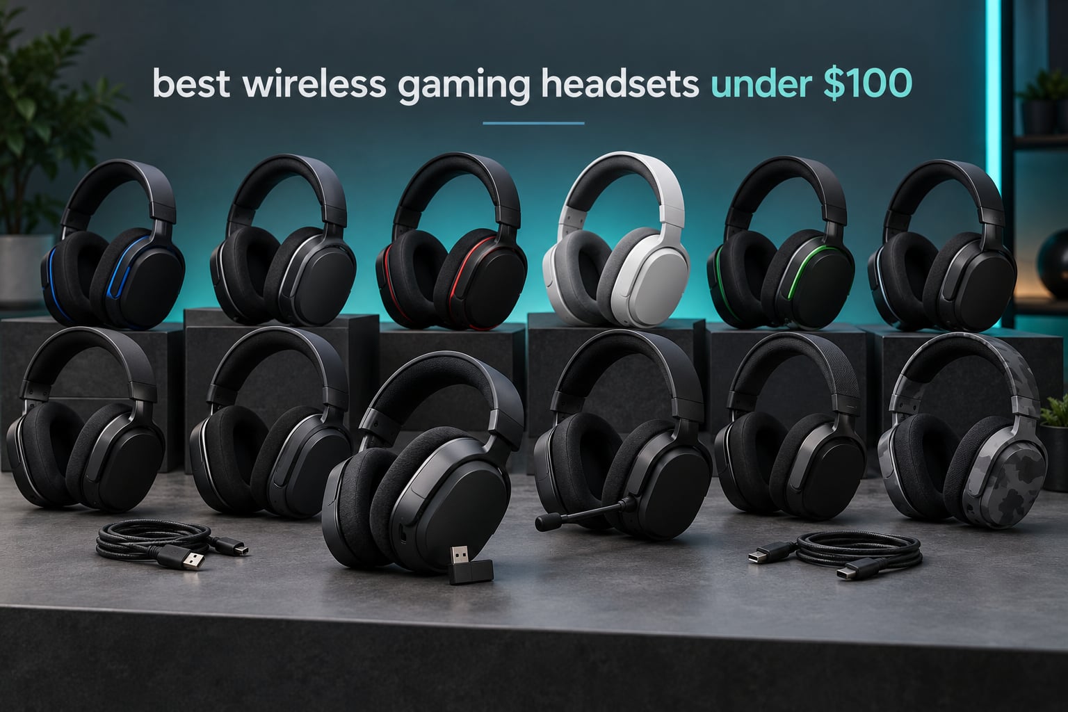best wireless gaming headsets under $100