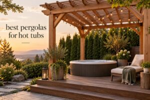 best pergolas for hot tubs