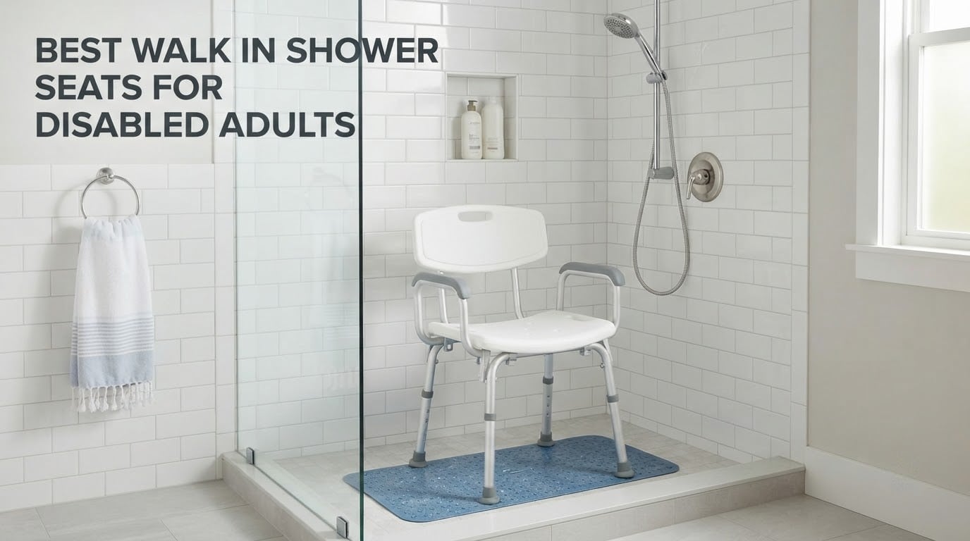 best walk in shower seats for disabled adults