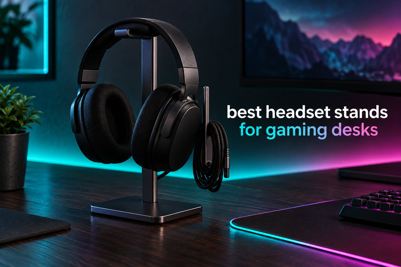 best headset stands for gaming desks