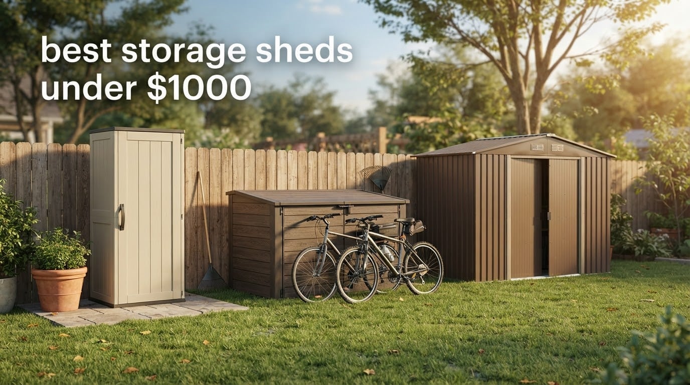 best storage sheds under $1000