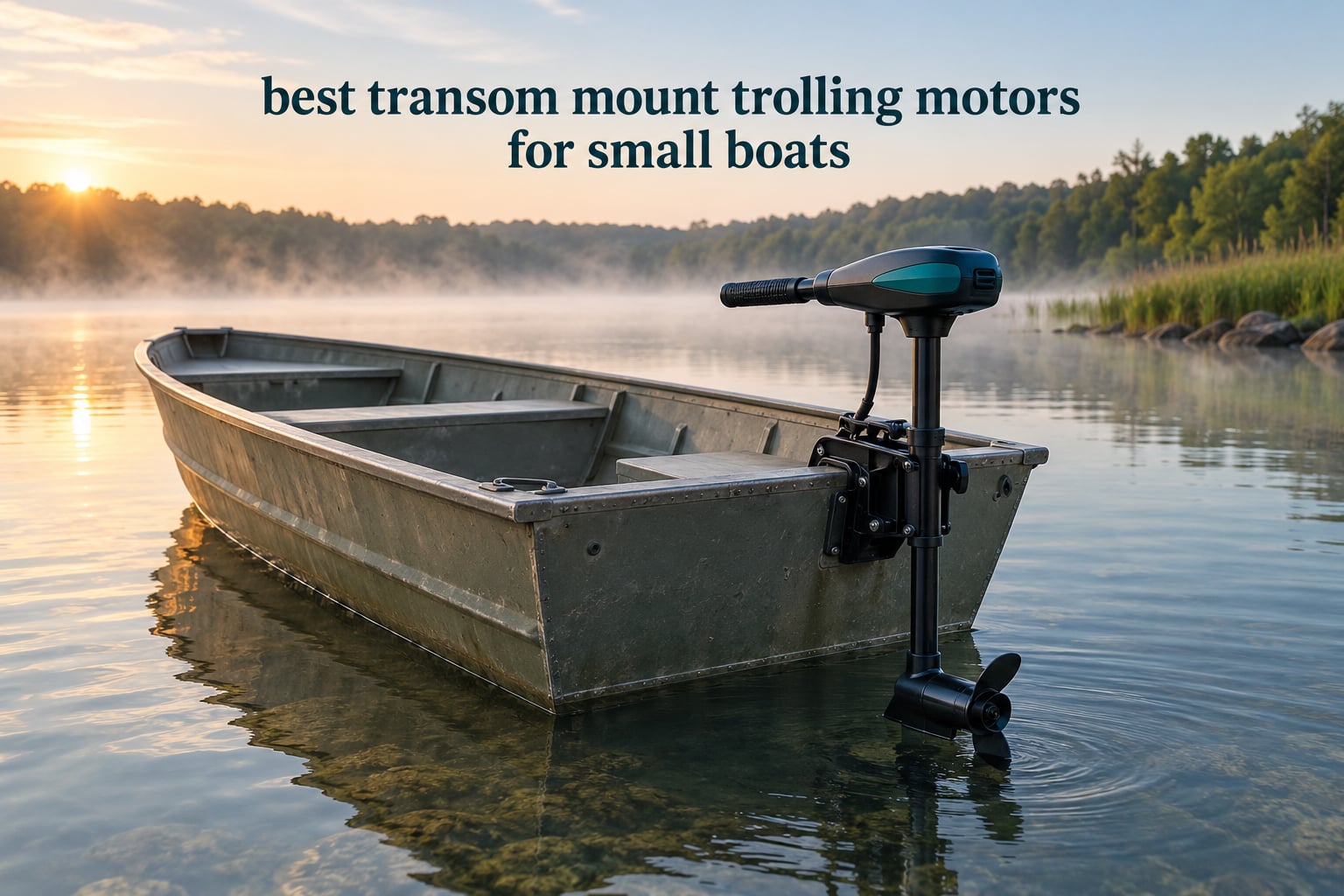 best transom mount trolling motors for small boats