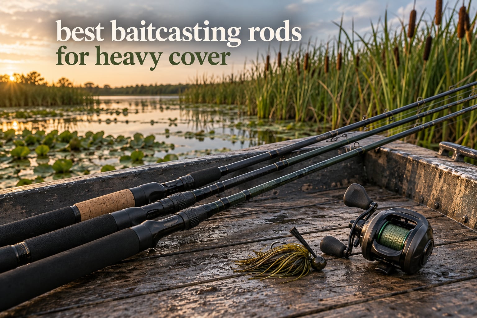 best baitcasting rods for heavy cover