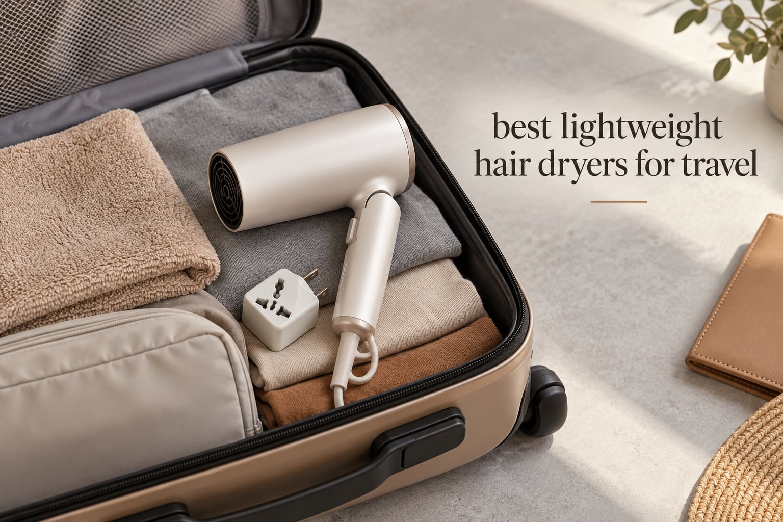 best lightweight hair dryers for travel