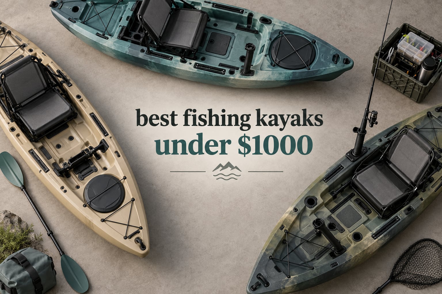 best fishing kayaks under $1000