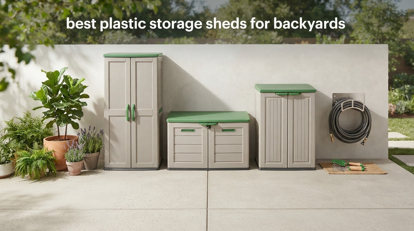 best plastic storage sheds for backyards