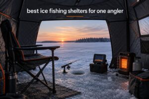 best ice fishing shelters for one angler
