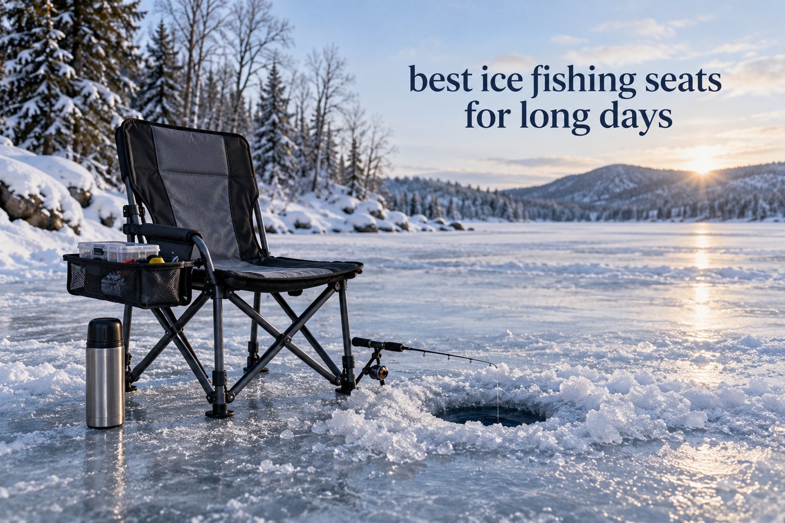 best ice fishing seats for long days