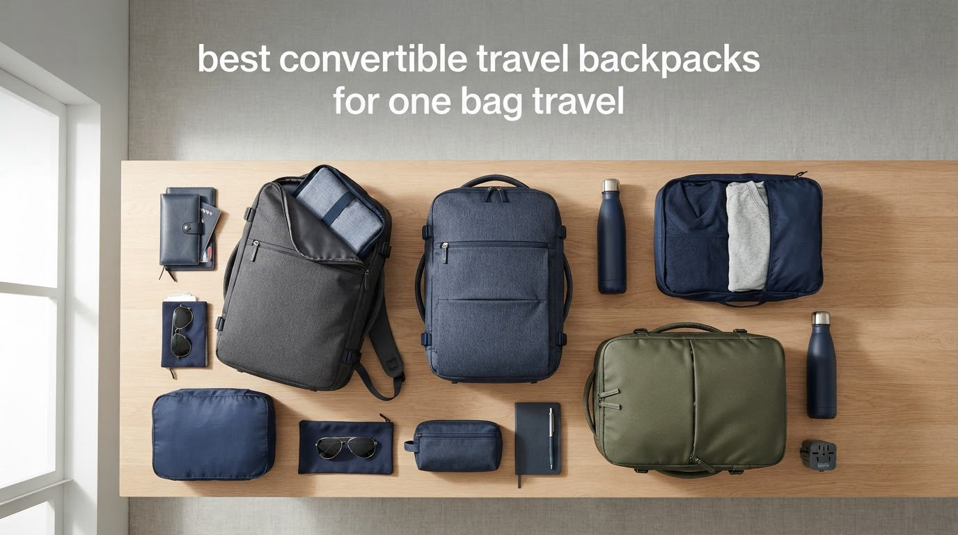 best convertible travel backpacks for one bag travel