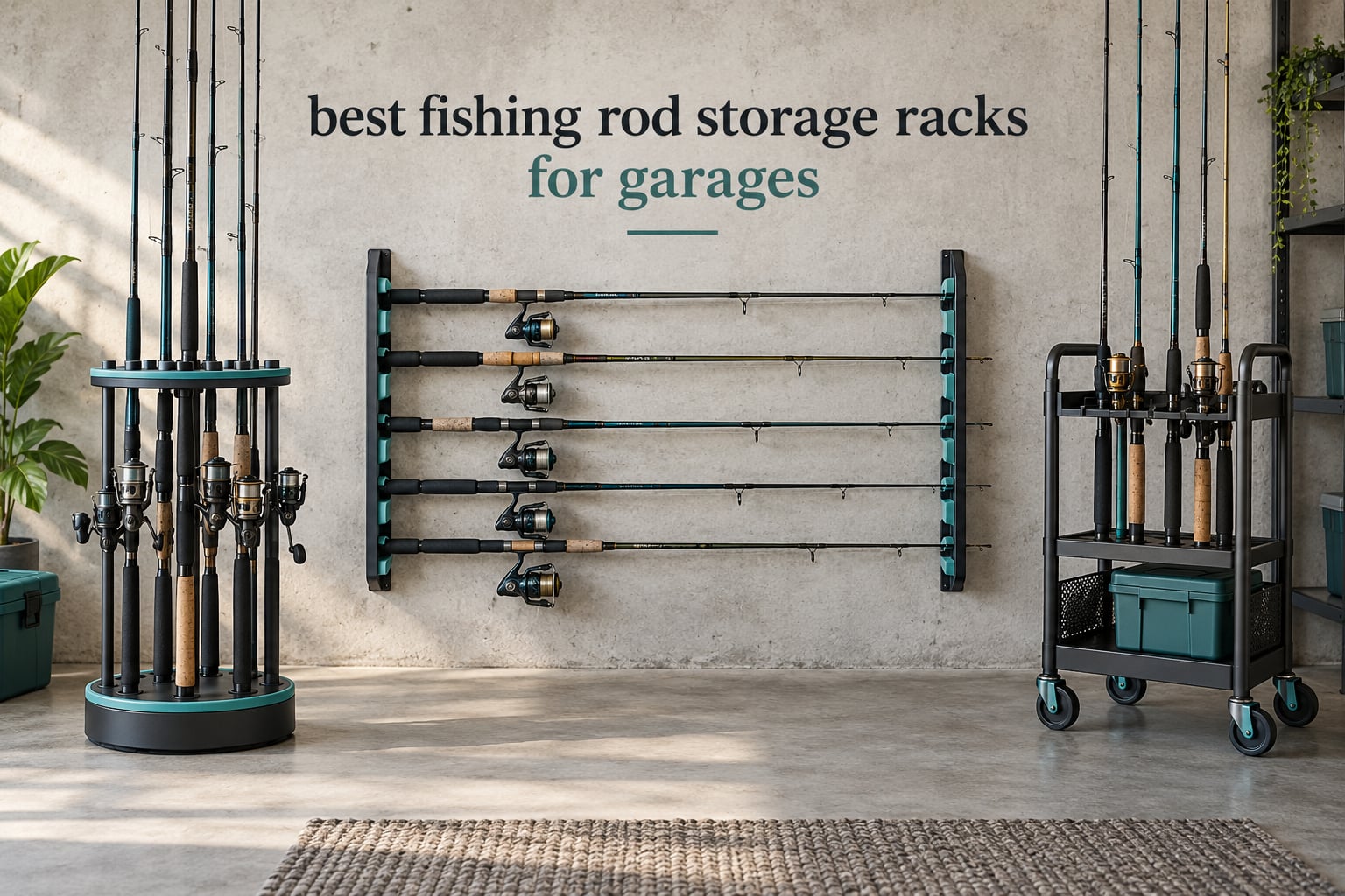 best fishing rod storage racks for garages