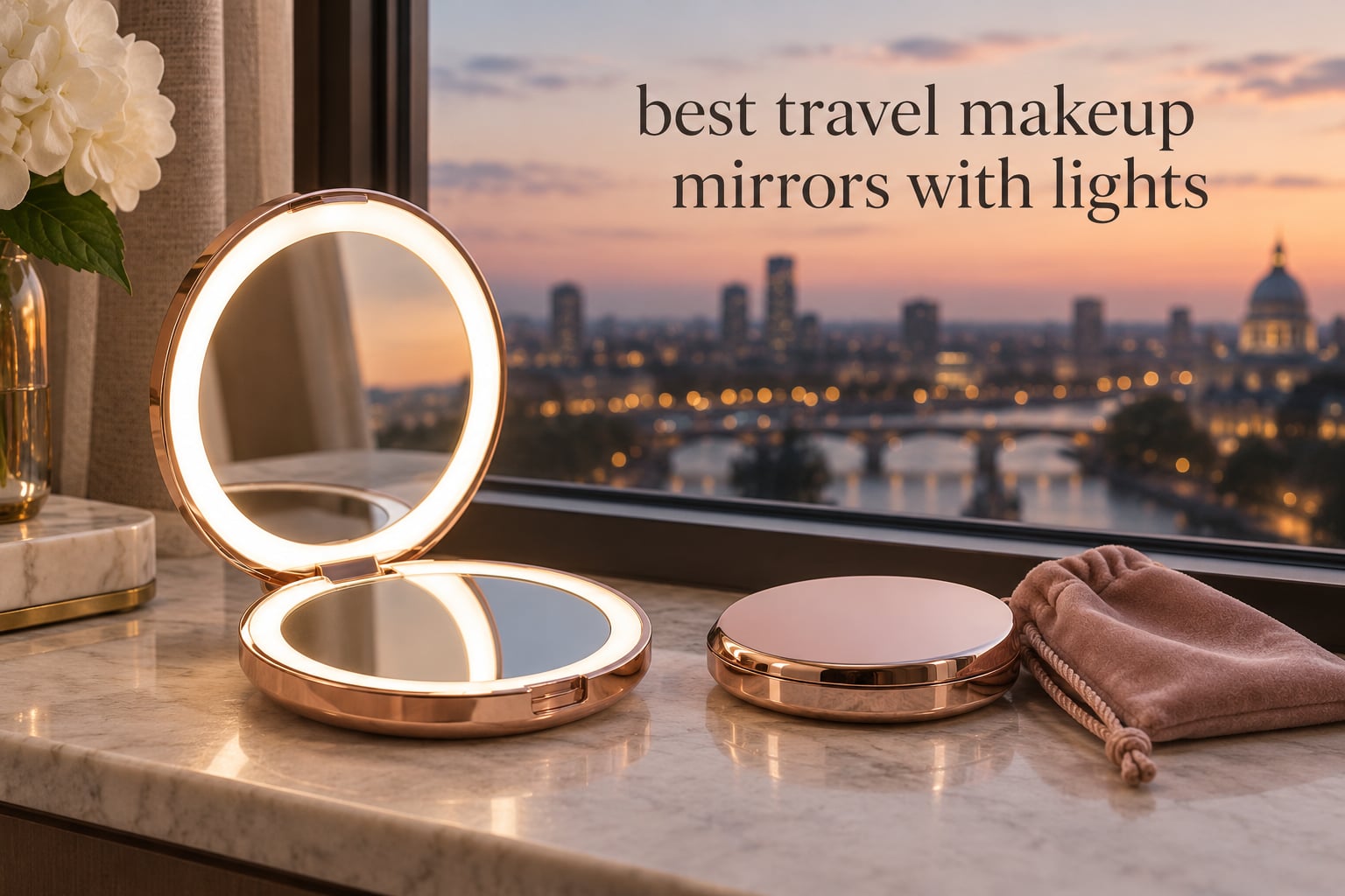 best travel makeup mirrors with lights