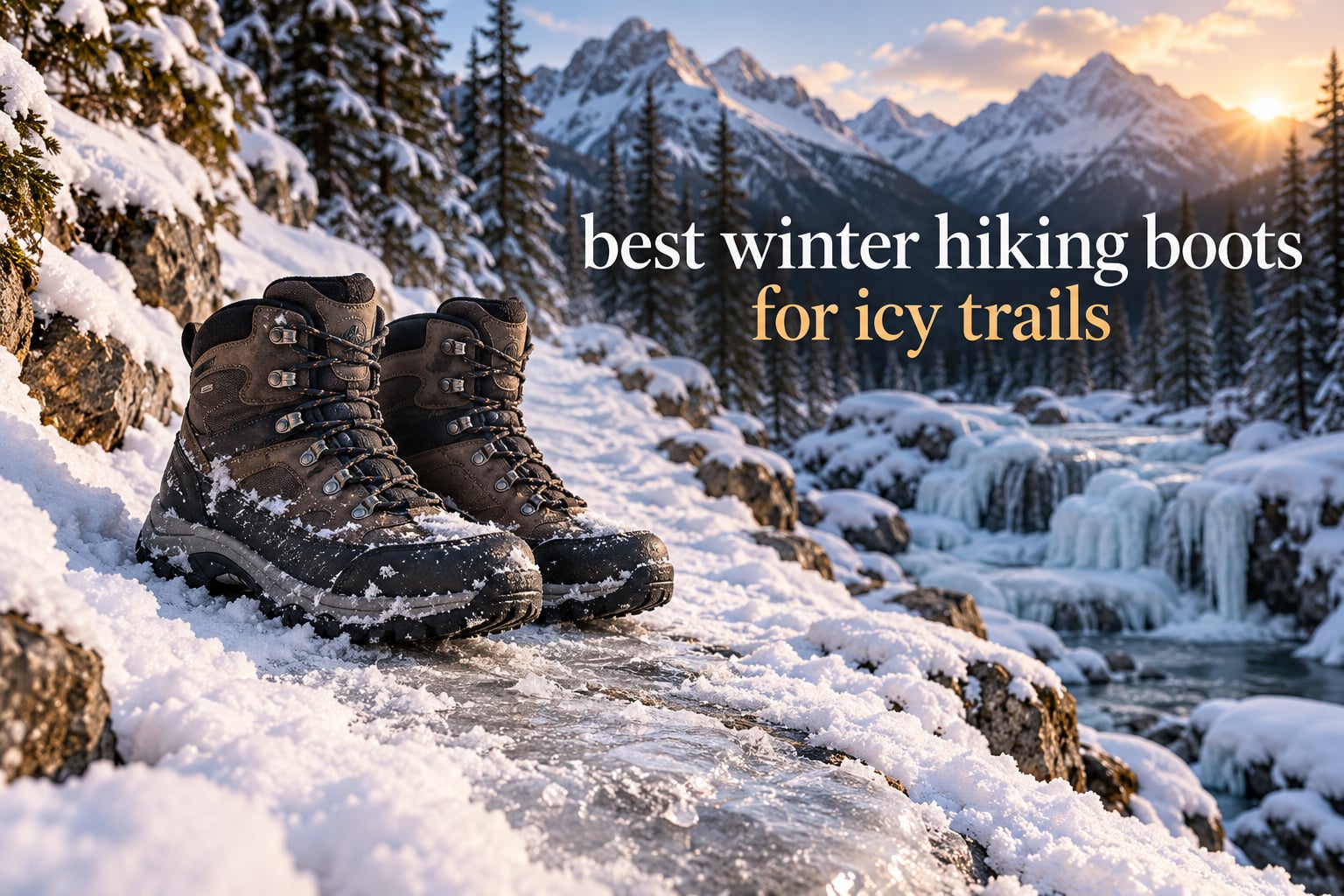 best winter hiking boots for icy trails