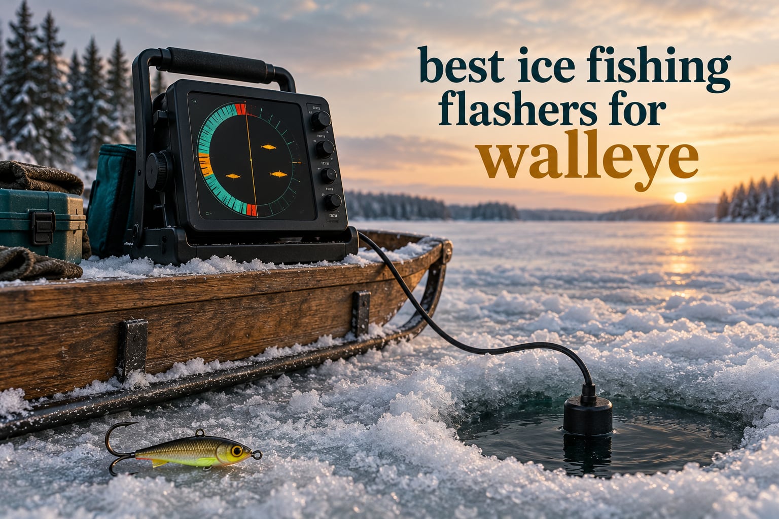 best ice fishing flashers for walleye