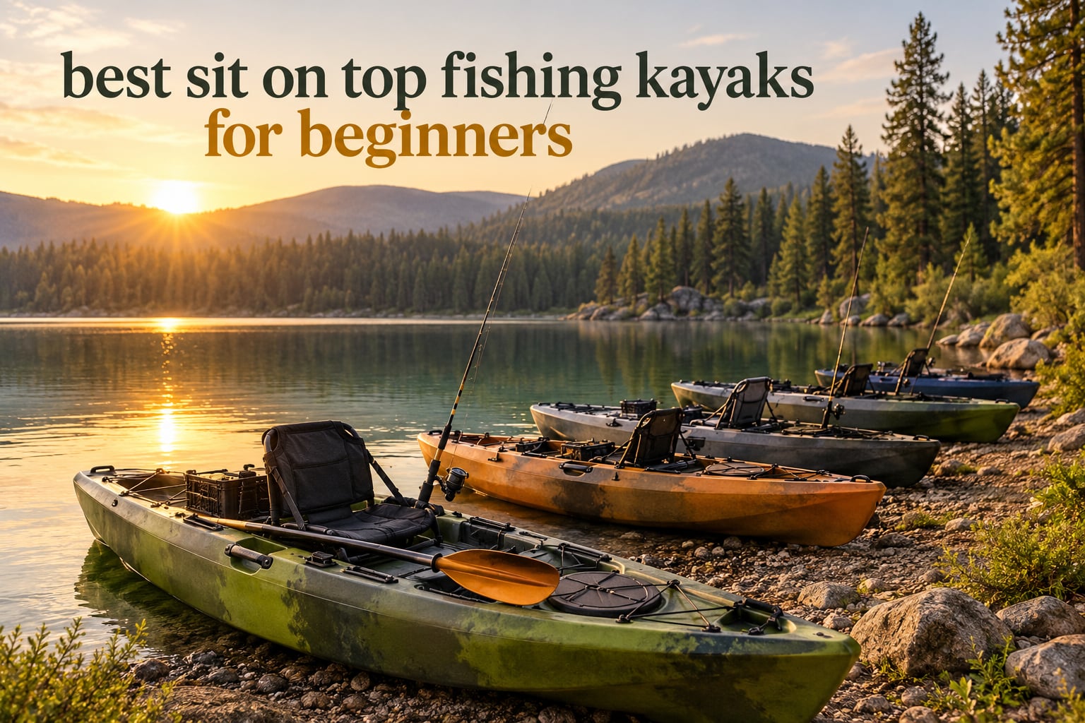 best sit on top fishing kayaks for beginners