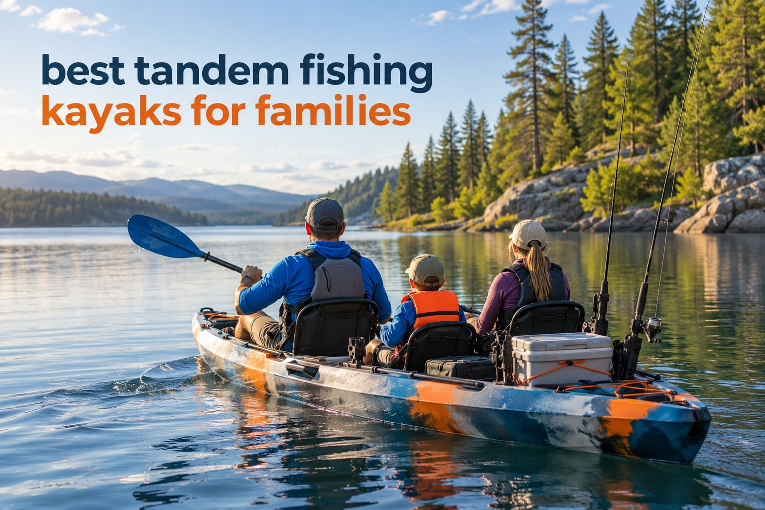 best tandem fishing kayaks for families