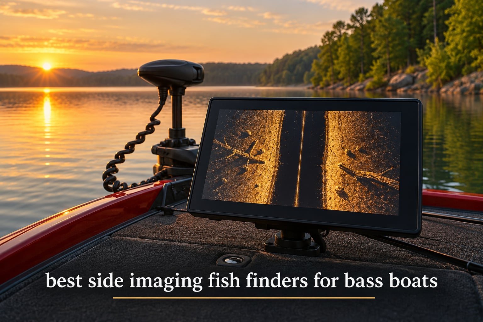 best side imaging fish finders for bass boats