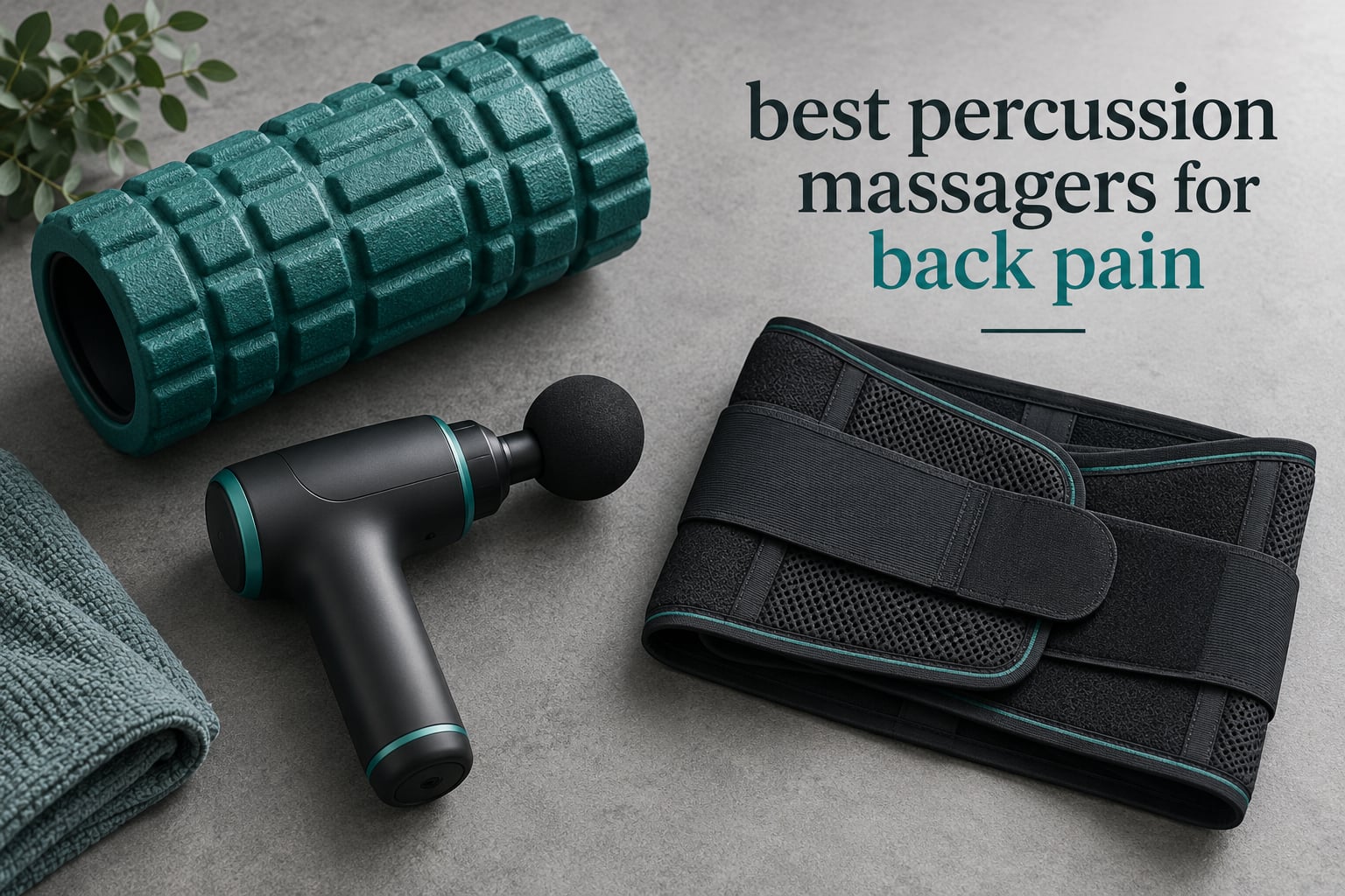 best percussion massagers for back pain