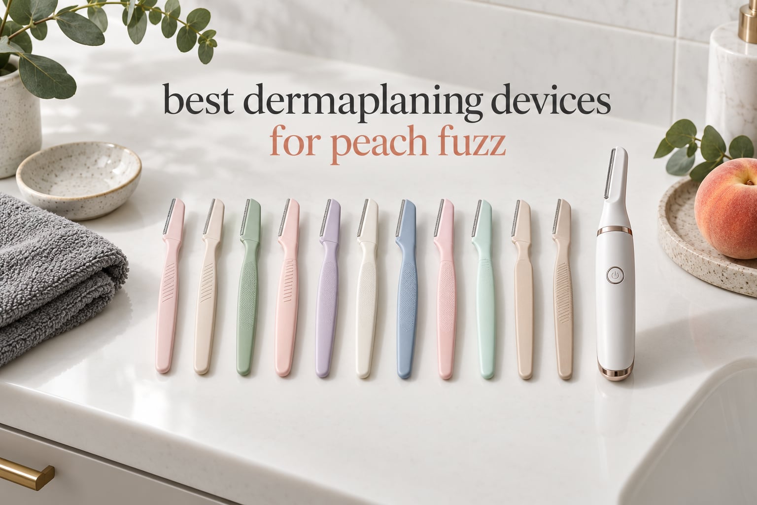 best dermaplaning devices for peach fuzz