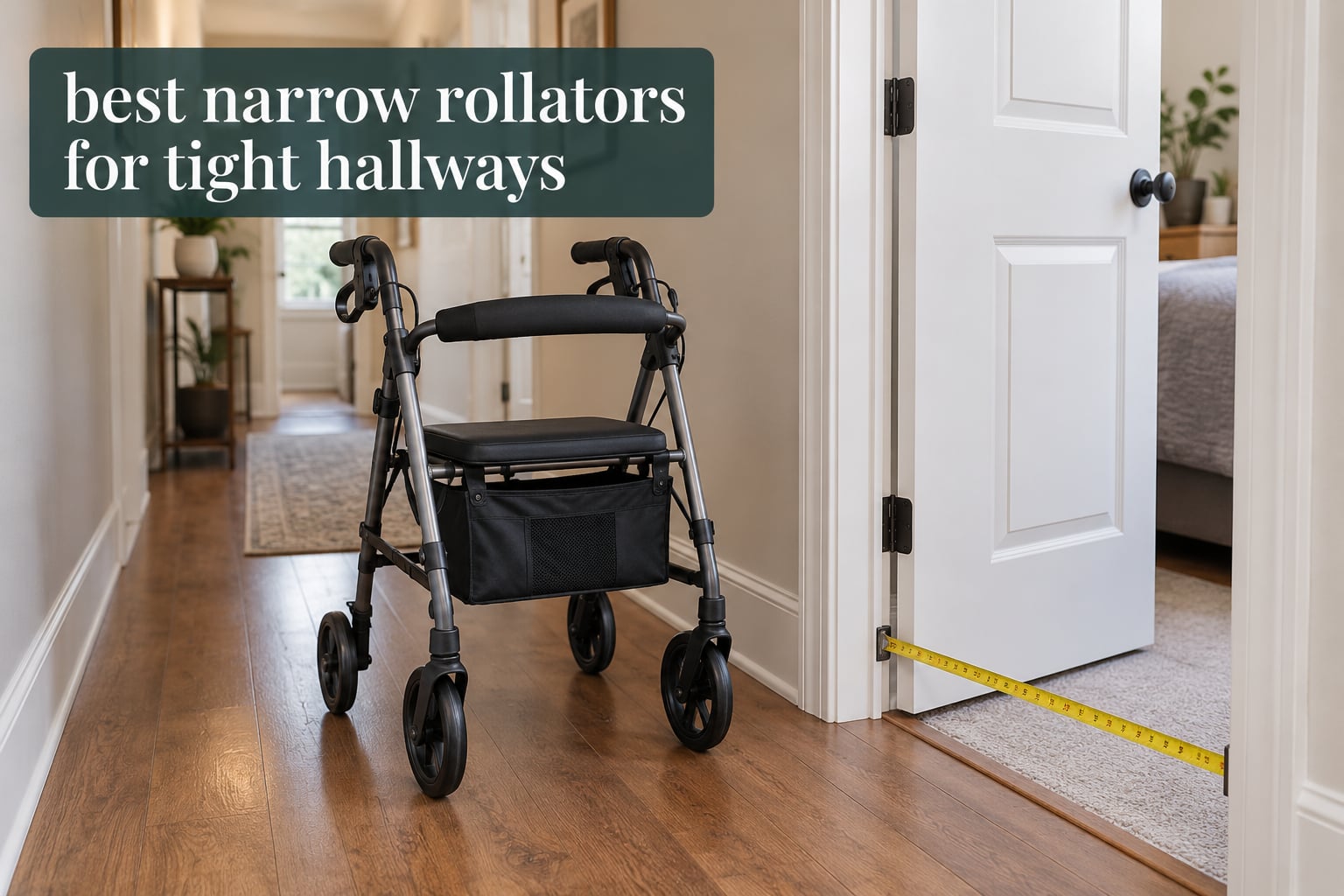 best narrow rollators for tight hallways