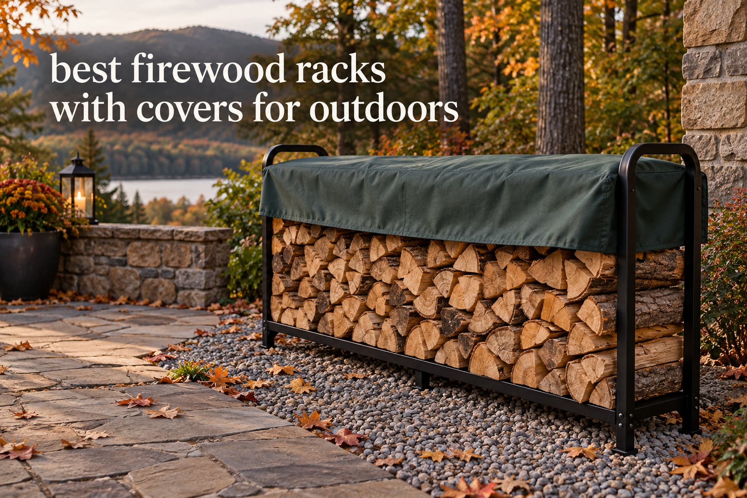 best firewood racks with covers for outdoors