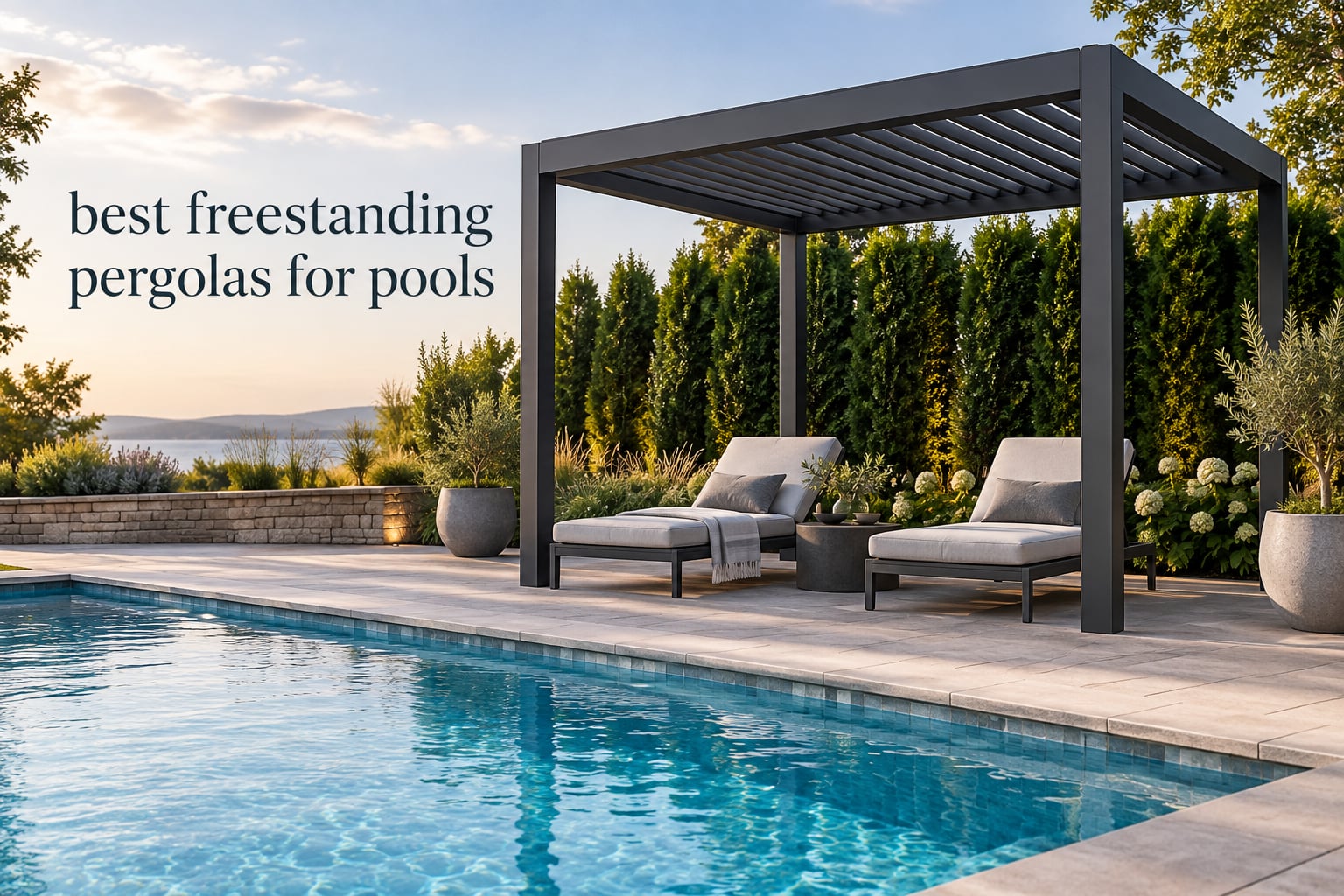 best freestanding pergolas for pools