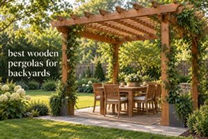 best wooden pergolas for backyards