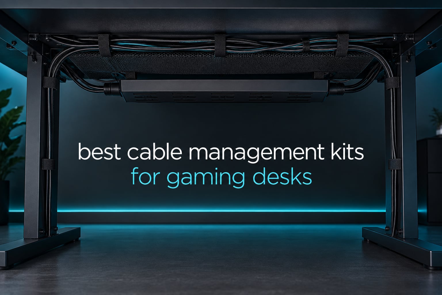 best cable management kits for gaming desks