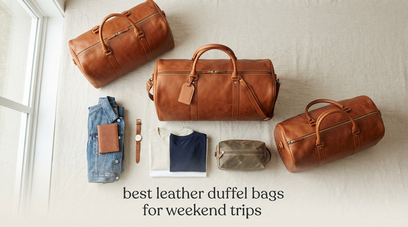 best leather duffel bags for weekend trips