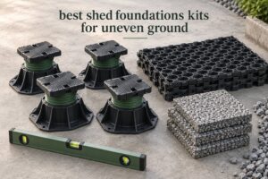 best shed foundations kits for uneven ground