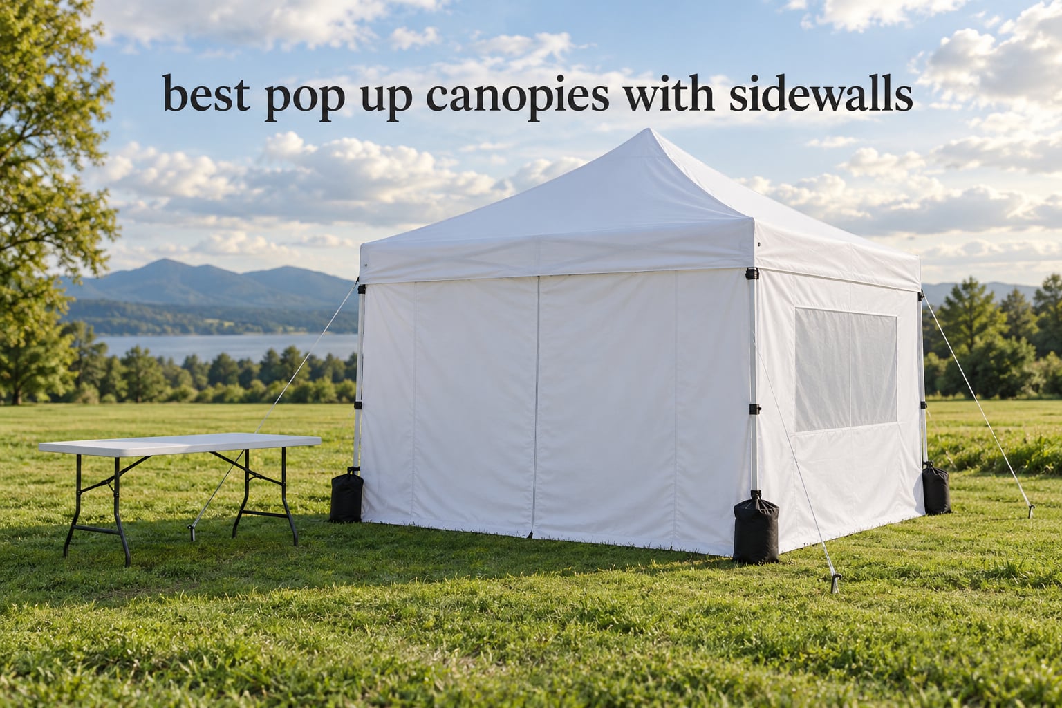 best pop up canopies with sidewalls